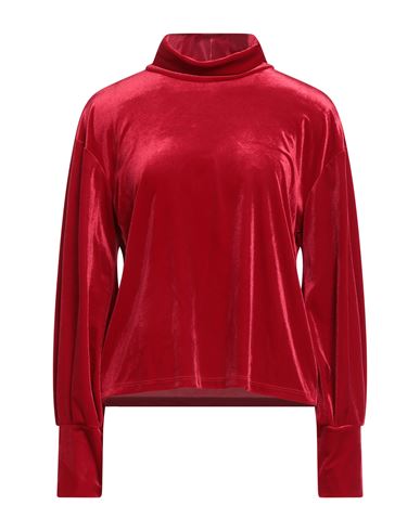 Tensione In Woman Top Red Size M Polyester, Elastane In Red