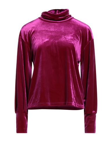 Tensione In Woman Top Magenta Size M Polyester, Elastane In Pink