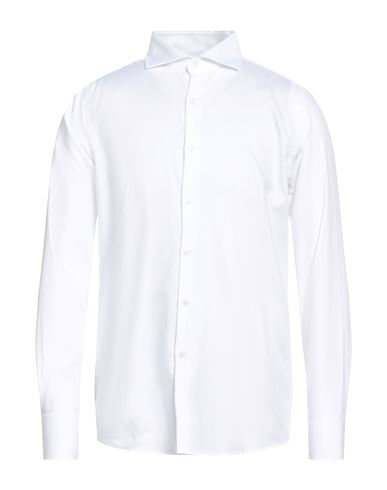 Bagutta Man Shirt White Size 17 Cotton In White
