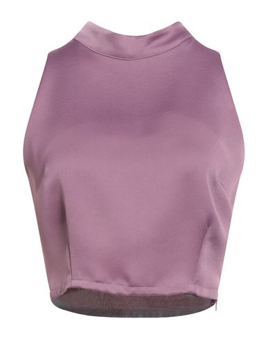 Tensione In Woman Top Mauve Size M Polyester In Purple