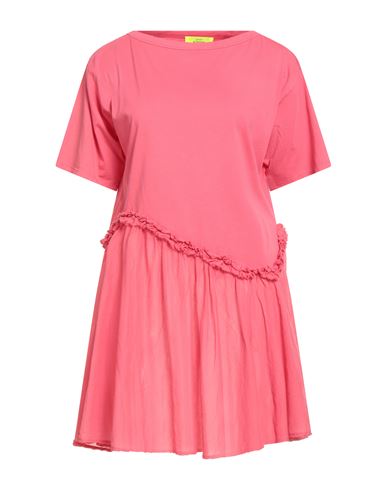 Actitude By Twinset Woman T-shirt Coral Size Xs Cotton In Pink