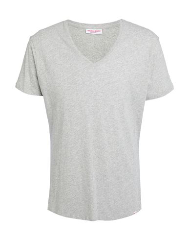 Orlebar Brown Man T-shirt Light Grey Size Xl Cotton In Gray