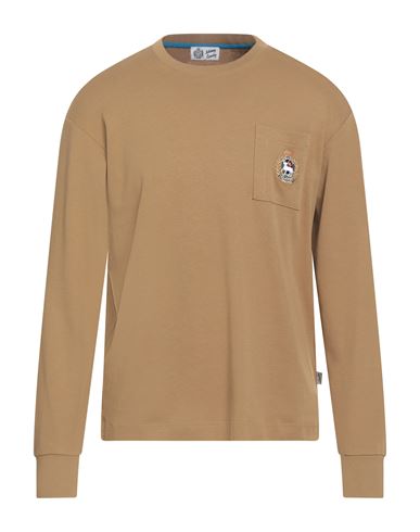 Johnny Lambs Man T-shirt Camel Size Xxl Cotton In Blue
