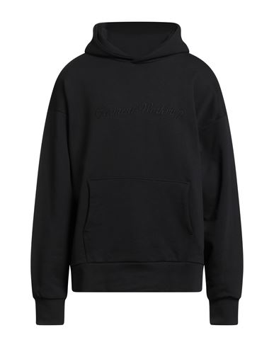Garment Workshop Man Sweatshirt Black Size Xxl Cotton In Black
