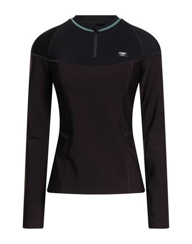 Fendi Woman Sweatshirt Plum Size 8 Polyamide, Elastane In Purple