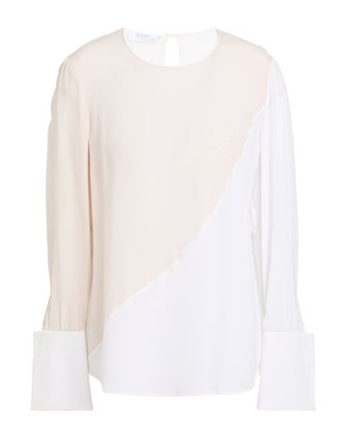 Barba Napoli Woman Top Ivory Size 10 Silk In White