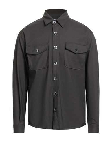 Cruna Osaka Patch-pockets Button-down Shirt In Gray