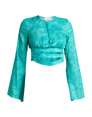 Gaelle Paris Gaëlle Paris Woman Top Green Size 4 Polyester