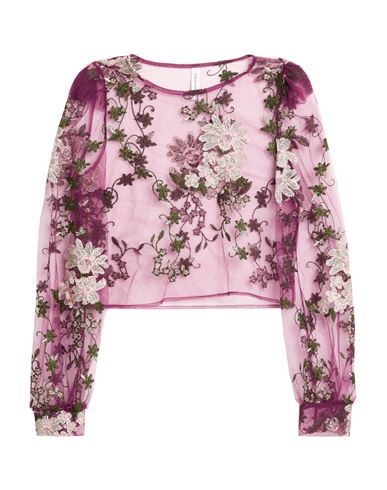 Tensione In Woman Top Plum Size M Polyester, Polyamide In Pink