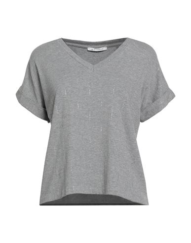 Le Streghe Woman T-shirt Grey Size M Viscose, Elastane In Gray