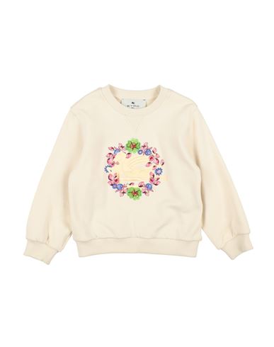 Etro Toddler Girl Sweatshirt Cream Size 6 Cotton, Polyamide, Elastane, Viscose In White