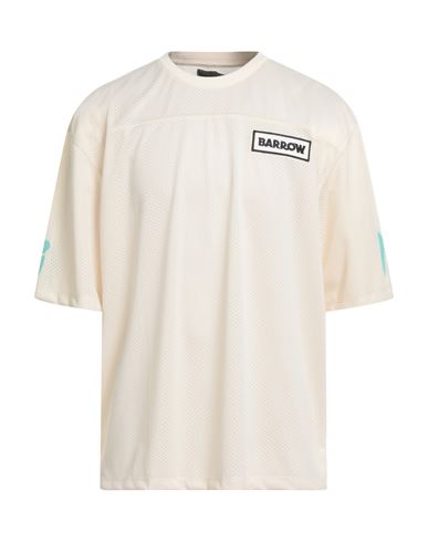 Barrow Man T-shirt Ivory Size S Polyester In White
