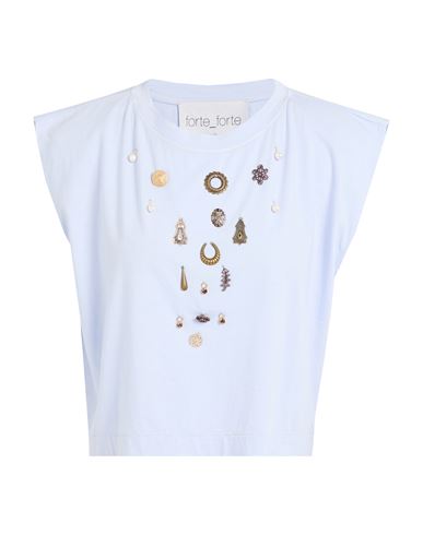 Forte Forte Forte_forte Woman T-shirt Sky Blue Size 3 Cotton
