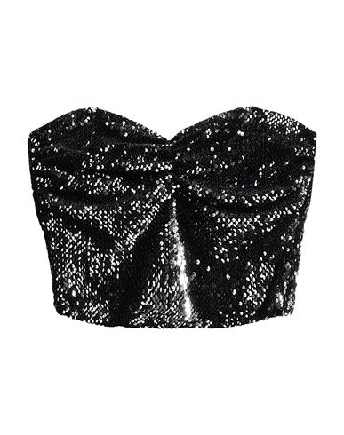 Motel Woman Top Black Size M Polyester