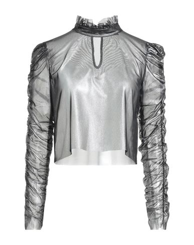 Motel Woman Top Black Size M Polyester, Elastane In Black