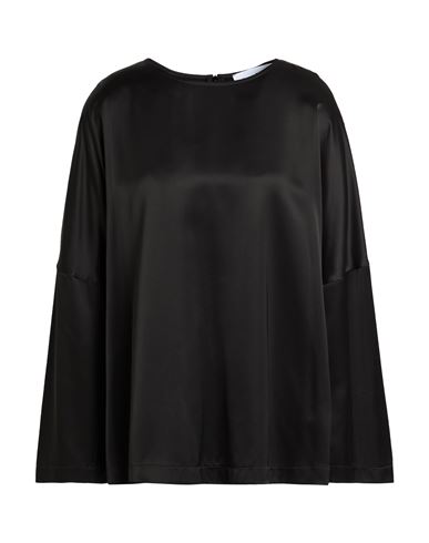 Hache Woman Top Black Size 6 Viscose In Black