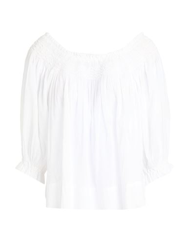 Farm Rio Woman Top White Size M Cotton In White