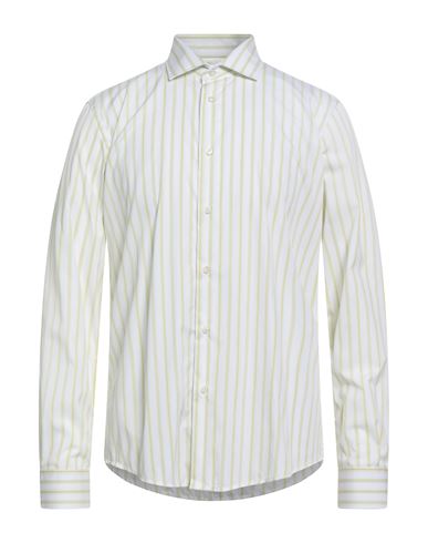 Brian Dales Man Shirt Lime Green Size 16 ½ Cotton In Neutral