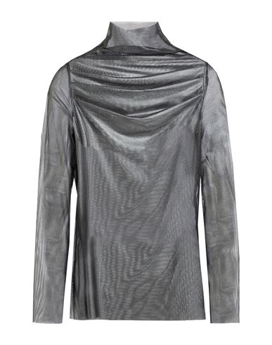 Motel Woman Top Black Size M Polyester, Elastic Fibres In Gray
