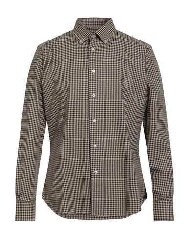 Camisa Hombre Café 39,40,45 Hombre