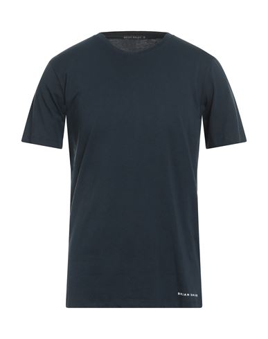 Brian Dales Man T-shirt Navy Size M Cotton In Green