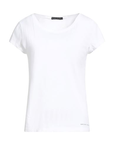 Brian Dales Woman T-shirt White Size S Cotton In White