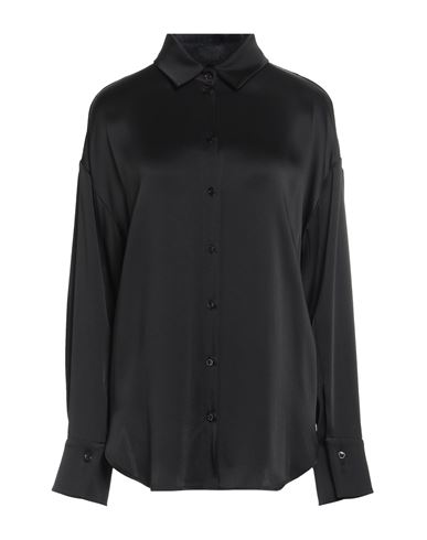 Lapointe Woman Shirt Black Size S Acetate, Viscose In Black