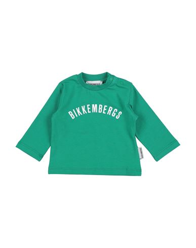 Bikkembergs Newborn Boy T-shirt Green Size 0 Cotton In Green