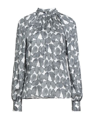 Camicettasnob Woman Top Grey Size 4 Viscose In Gray