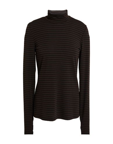 Maliparmi Malìparmi Woman T-shirt Chocolate Brown Size L Polyester, Viscose, Elastane In Brown