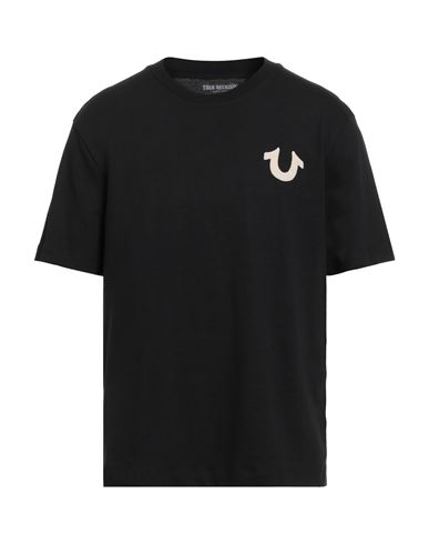 True Religion Man T-shirt Black Size L Cotton In Black