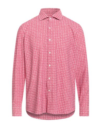 Ghirardelli Next Man Shirt Magenta Size 17 Polyamide, Elastane In Pink