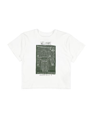 Mm6 Maison Margiela Toddler Girl T-shirt White Size 6 Cotton In White