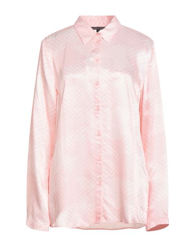 Armani Exchange Woman Shirt Light Pink Size L Viscose In Pink