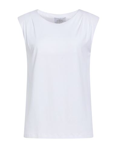 Vicario Cinque Woman Top White Size L Viscose, Elastane In White