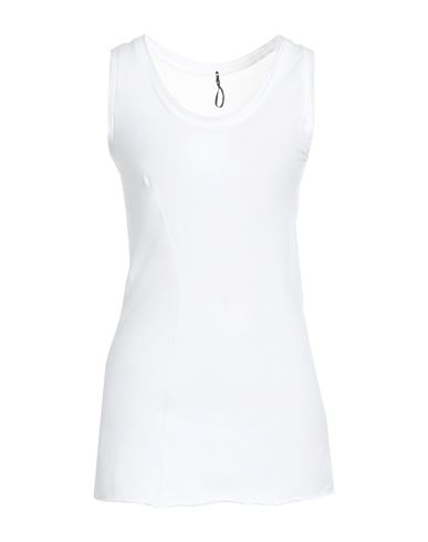 Masnada Woman Tank Top White Size 4 Cotton