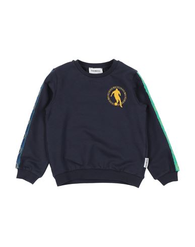 Bikkembergs Toddler Boy Sweatshirt Midnight Blue Size 4 Cotton, Elastane In Blue