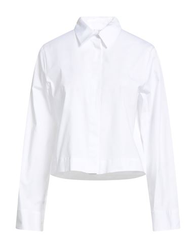 Peserico Woman Shirt White Size 6 Cotton, Elastane In White