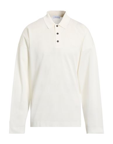 Ferragamo Man Polo Shirt Off White Size Xxl Cotton In White