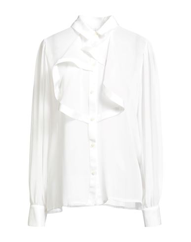 Gaelle Paris Gaëlle Paris Woman Shirt Off White Size 8 Polyester