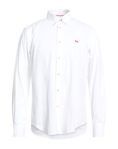 Harmont & Blaine Man Shirt White Size L Cotton In White