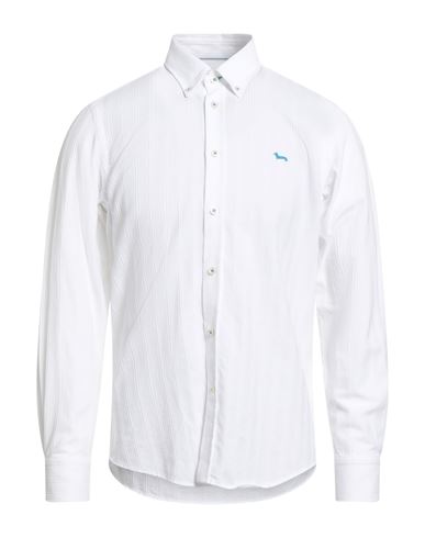 Harmont & Blaine Man Shirt White Size M Cotton In White