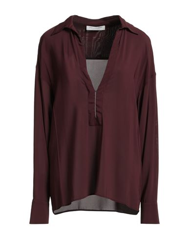 Philosophy Di Lorenzo Serafini Woman Top Camel Size 8 Polyester, Wool, Elastane In Brown