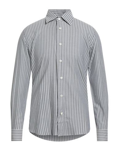 Eleventy Platinum Man Shirt Navy Size 15 ¾ Cotton, Lyocell In Multi