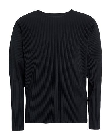 Issey Miyake Homme Plissé By  Man T-shirt Black Size 3 Polyester In Black