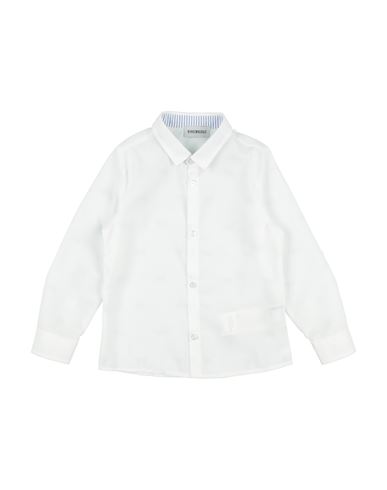 Bikkembergs Babies'  Junior Toddler Boy Shirt White Size 3 Cotton, Elastic Fibres