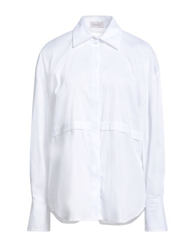 Motel Woman Shirt White Size Onesize Cotton, Polyamide, Elastane In White