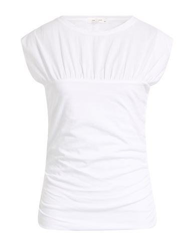 Rag & Bone Woman Top White Size L Cotton In White