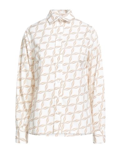 Eleventy Woman Shirt White Size 6 Cotton In Neutral