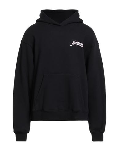 Nahmias Man Sweatshirt Black Size Xl Cotton In Black